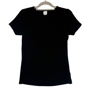 H&M Women’s Basics T-shirt Size Large Short Sleeve Black